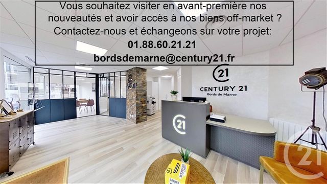 Afficher la photo en grand Appartement F3 à vendre - 3 pièces - 62.64 m2 - LE PERREUX SUR MARNE - 94 - ILE-DE-FRANCE - Century 21 Bords De Marne
