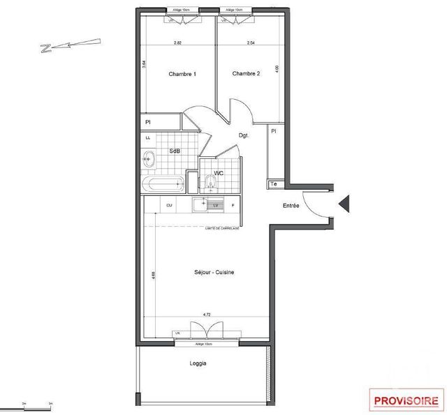 Afficher la photo en grand Appartement F3 à vendre - 3 pièces - 62.64 m2 - LE PERREUX SUR MARNE - 94 - ILE-DE-FRANCE - Century 21 Bords De Marne